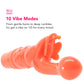 Rechargeable Butterfly Kiss Vibe in Orange