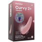 Satisfyer Curvy 2+ Air Pulse Stimulator in Pink