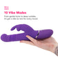 PinkCherry Thrusting Rabbit Vibe in Purple