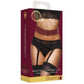 Ouch! Halo Burgundy Waist Bondage Belt /XL