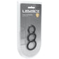 LEVELZ 3 Piece Classic Cock Ring Set in XS-M
