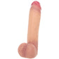 LoveBotz 12 Inch Cock Lock Dildo with Balls in Light