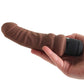 PowerCock 6 Inch Realistic Vibe in Dark Brown