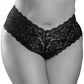 Hookup Lace Boy Shorts With Pleasure Pearls in OSXL