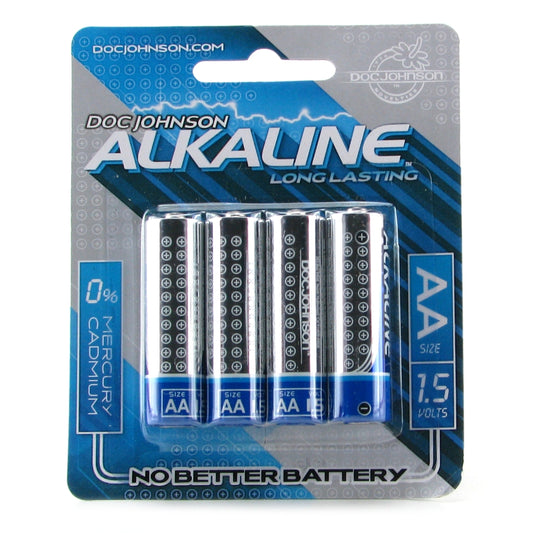 Alkaline AA Long Lasting Batteries 4 Pack