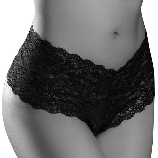 Hookup Lace Boy Shorts With Pleasure Pearls