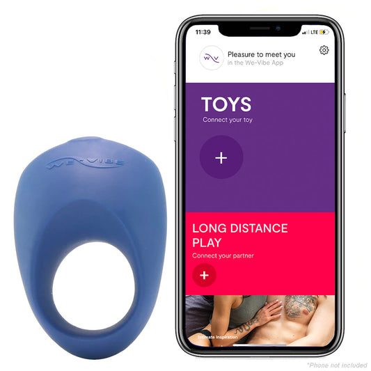 We-Vibe Pivot Vibrating Silicone Ring in Navy