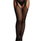 Le Désir Black Suspender Pantyhose With Strappy Waist