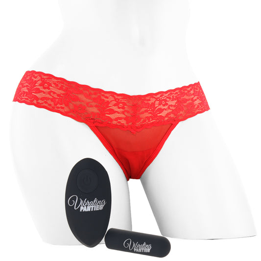 Wireless Remote Vibrating Red Panties
