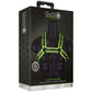 Ouch! Glow in the Dark Buckle Bulldog Harness in S/M