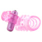 Stretchy Vibrating Bunny Enhancer in Pink