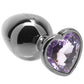 Ouch! Purple Heart Gem Plug in Large