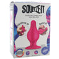 Squeeze-It Small Tapered Butt Plug in Pink