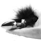 Stainless Steel Butt Plug with Fur Tail