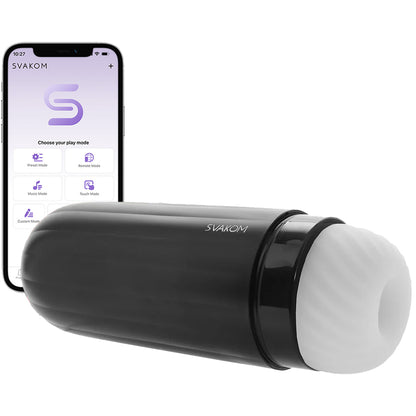 Sam Neo Interactive Suction & Vibration Masturbator PinkCherry Canada Sam Neo Interactive Suction & Vibration Masturbator PinkCherry Canada