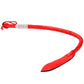 Red Leather Devil's Tail Whip in Red