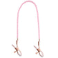 Bound Nipple Clamps in Pink