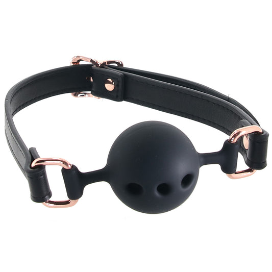 Bondage Couture Ball Gag in Rose Gold