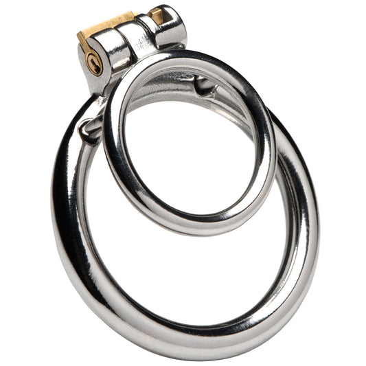 Master Series Stainless Steel Locked Cock & Ball Ring