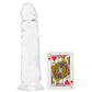 King Cock 8 Inch Dildo in Clear