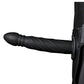 Ouch! Twisted 8 Inch Hollow Strap-On in Black
