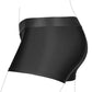 Ouch! Black Vibrating Strap-on Boxer in XL/2X