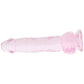 Naturally Yours 6 Inch Crystaline Dildo in Rose