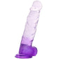 King Cock 8 Inch Ballsy Dildo in Purple