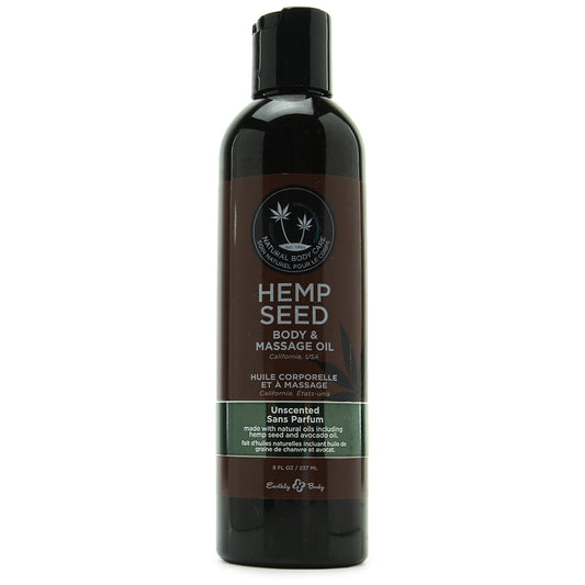 Hemp Seed Massage Oil 8oz/236ml in Unscented