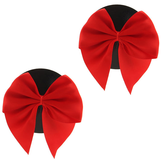 Nipple Couture Red Bow Covers