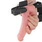 Real Rock Hollow Vibrating 7 Inch Ballsy Strap-On