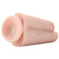King Cock 9 Inch Two Cocks One Hole Dildo in Vanilla