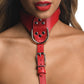 Strict Red Female Chest Harness