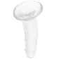 B Yours Plus Hard n’ Happy 5 Inch Jelly Dildo in Clear