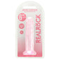 RealRock Crystal Clear Jelly 6 Inch Dildo in Pink