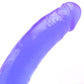 Basix 9 Inch Suction Cup Dildo in Purple