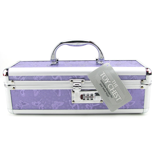 Lockable Small Vibrator Case in Purple