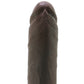 The Realistic D 10 Inch ULTRASKYN Dildo in Chocolate