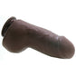 The Fat D 8 Inch ULTRASKYN Dildo with Balls in Chocolate