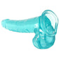 Size Queen 10 Inch Jelly Dildo in Teal