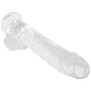 Size Queen 10 Inch Jelly Dildo in Clear
