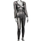 Radiance Crotchless Full Black Body Suit in OSXL