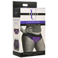 Lace Envy Purple Crotchless Panty Harness in 2X