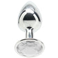 Ouch! Round Gem Silver Plug in Small