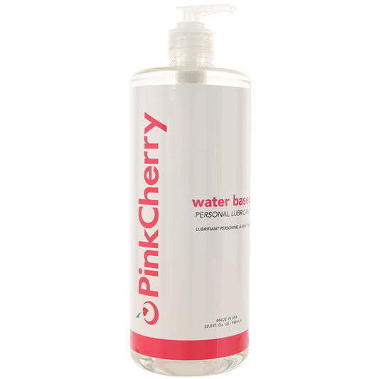 PinkCherry Water Based Lubricant in 32oz/946ml