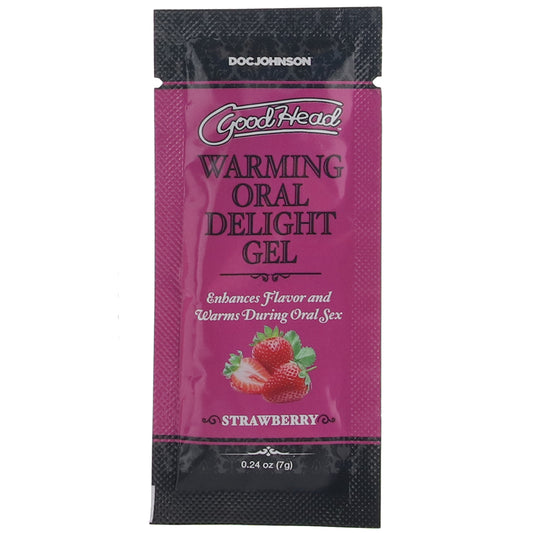 GoodHead Warming Oral Delight Gel .24oz in Strawberry