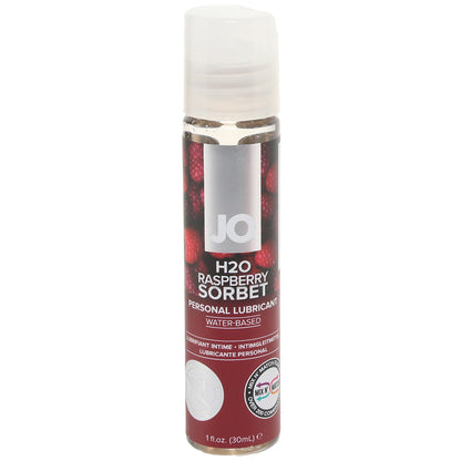 H2O Flavored Lube 1oz/30ml in Raspberry Sorbet