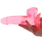 Size Queen 6 Inch Jelly Dildo in Pink