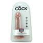 King Cock 7 Inch Cock with Balls in Flesh