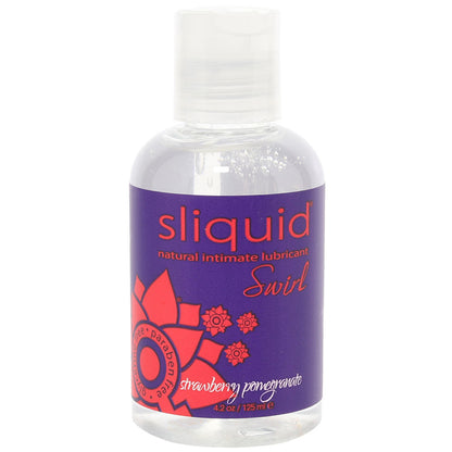 Swirl Flavored Lube 4.2oz/125ml in Strawberry Pomegranate